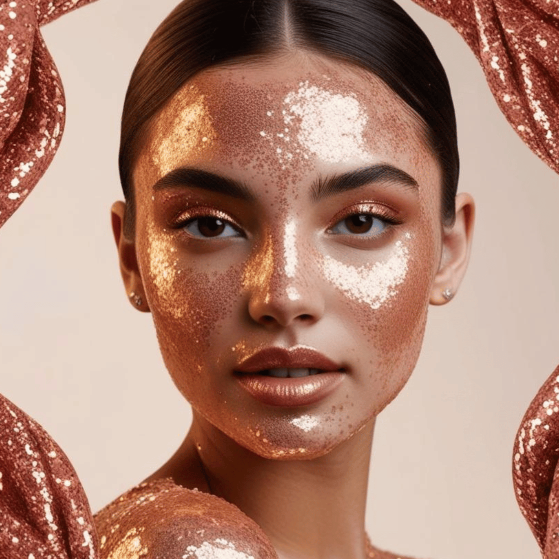 Chloe, Rose Gold Bioglitter