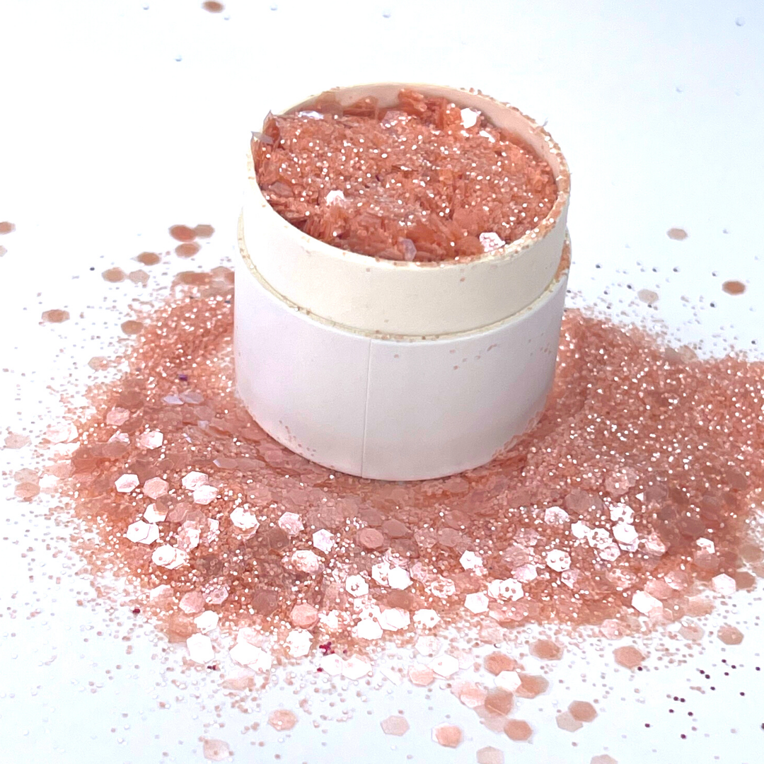 Chloe, Rose Gold Bioglitter