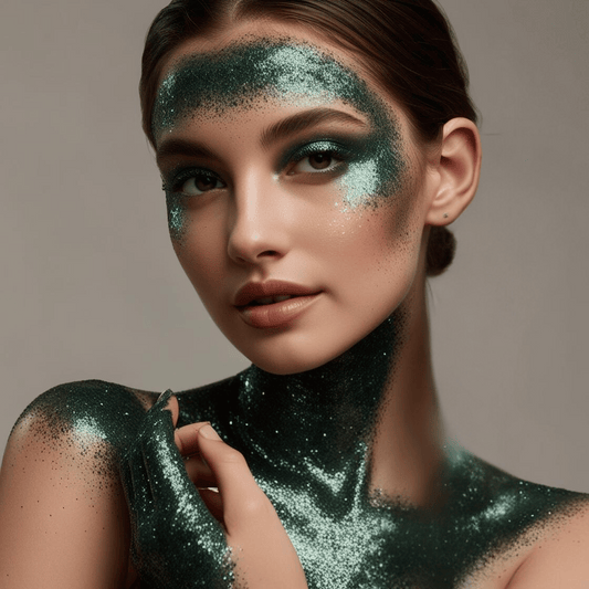 Jasmine, green bioglitter